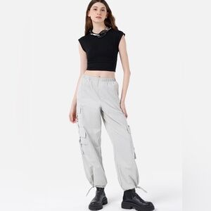 Gray Cargo Pants